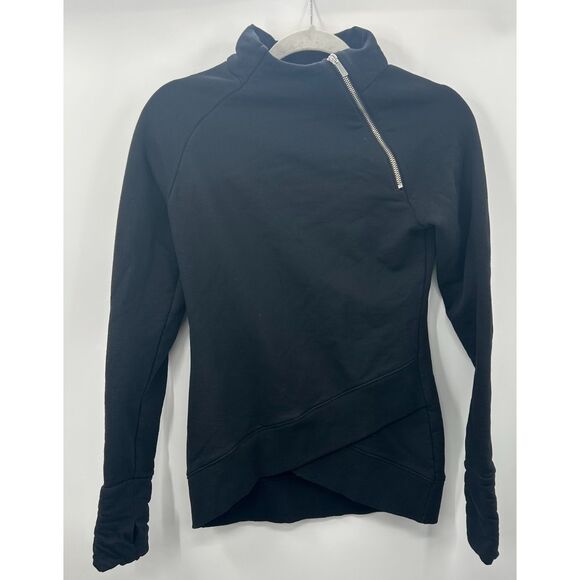 Marcella NYC Tops - Marcella Black Blake Sweatshirt Midweight European French Terry Sweatshirt XS